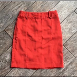 Red Banana Republic Pencil Skirt - SZ 0